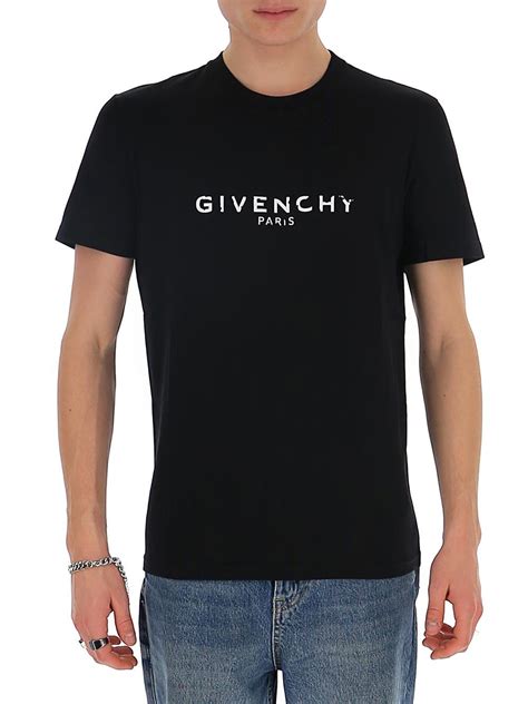 givenchy men's black t shirt